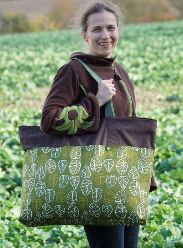 XXL Shopper Strandtasche aus Softshell nähen " Annett " image number 7