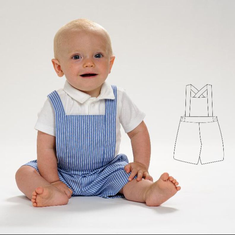 Schnittmuster Latzhose MAX für Babys und Kinder image number 1
