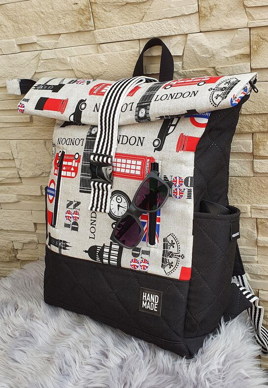Ebook Rolltop-Rucksack Baxxter 45x35x10cm image number 7