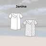 Schnittmuster Bluse Janina | kurzarm mit Kragen | Musselin thumbnail number 6