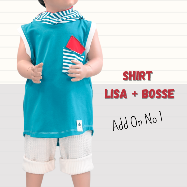 Shirt Lisa + Bosse Gr. 68-140 - Add On 1 ärmellos image number 1