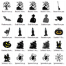 Halloween Silhouette Stickdatei thumbnail number 2