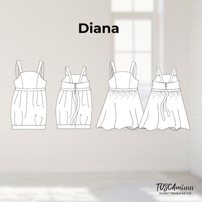 Kleid Diana Gr. 34-46 Schnittmuster image number 9