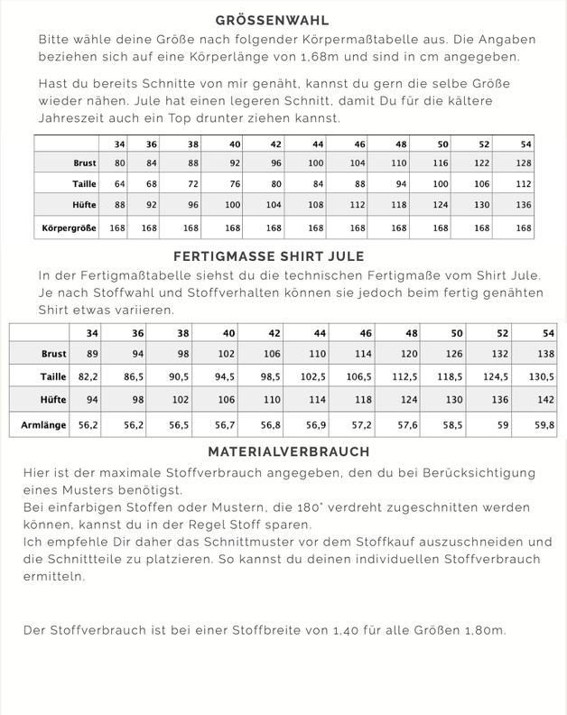 Jule- Schnittmuster Wickelshirt 34-54 image number 9