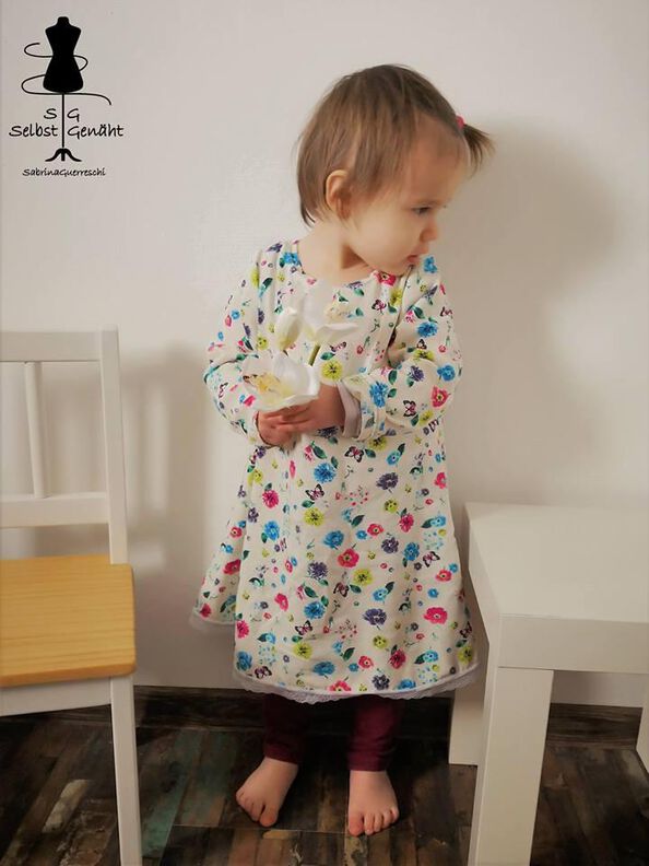 Kleid/Bluse Kinder - Schnittmuster Gr. 86-128 -deine AVA #56 image number 8