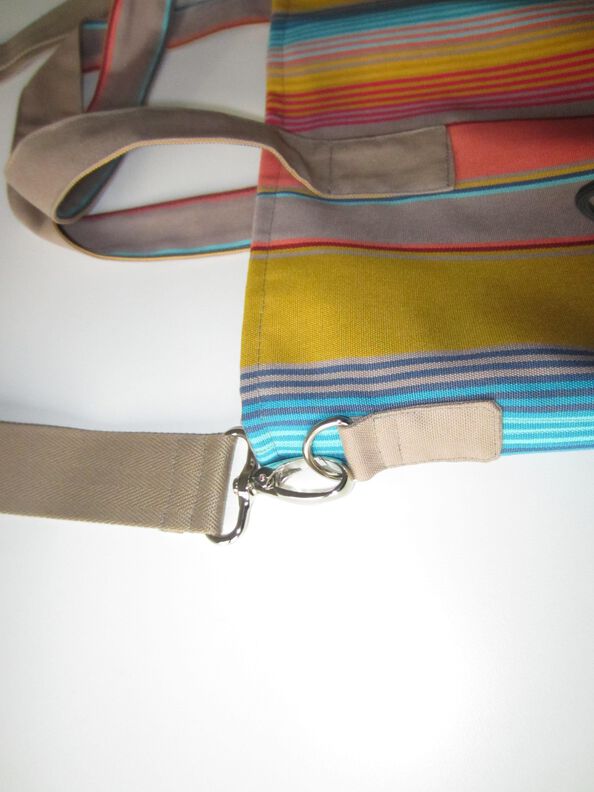 Schnitt + Anleitung Tote Bag Tragetasche mit Schulterriemen image number 4