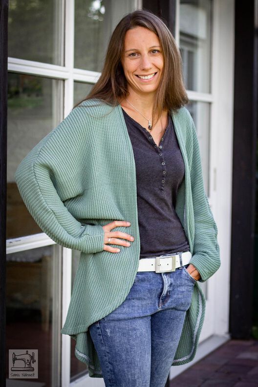 Cardigan Damen - eBook Schnittmuster - 32-58 - Chicago #122 image number 6