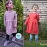 Kinder Jersey Kleid mit gekräuseltem Rock GAUN ♥ Gr. 98-164 thumbnail number 9