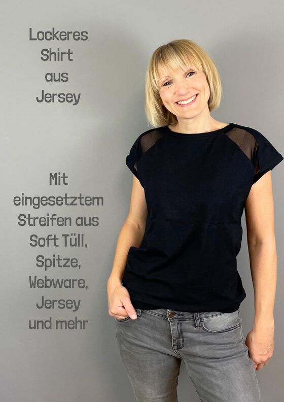 Shirt Rubi | mit & ohne Einsatz aus Spitze, Tüll und mehr image number 6