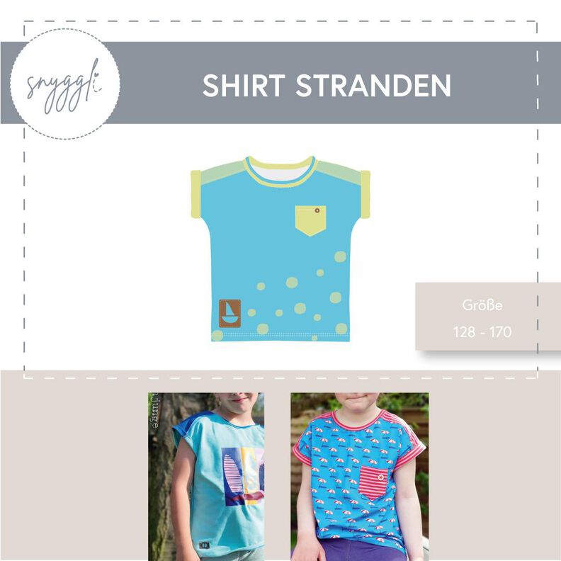 Shirt Stranden Gr. 128-170 fünf verschiedene Varianten image number 1