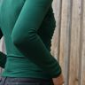 Langarmshirt Stehkragen Rollkragen Raffung FREYA thumbnail number 5