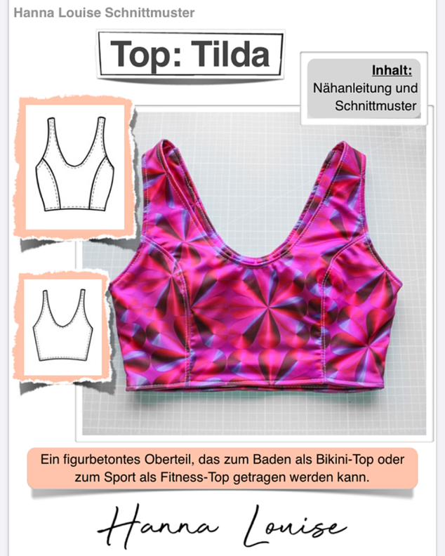 Oberteil #Tilda Nähanleitung und Schnittmuster (XS-XL) image number 7