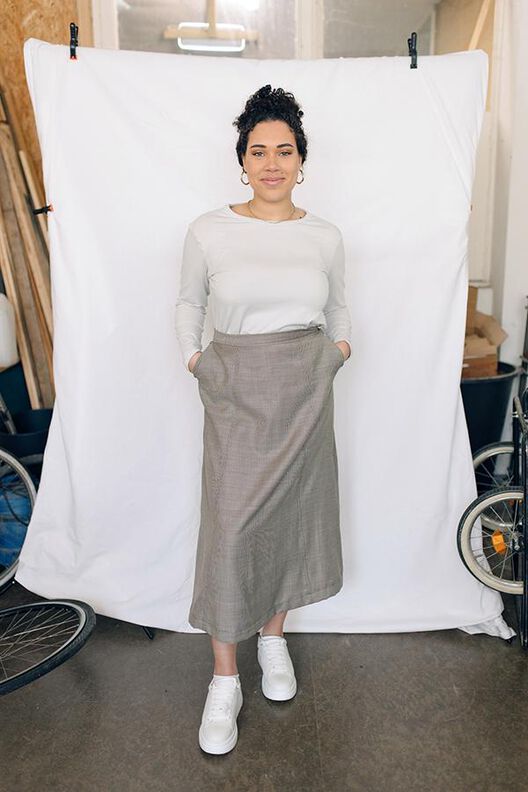 Schnittmuster nach Maß: Langarmshirt Damen Jersey Top image number 5
