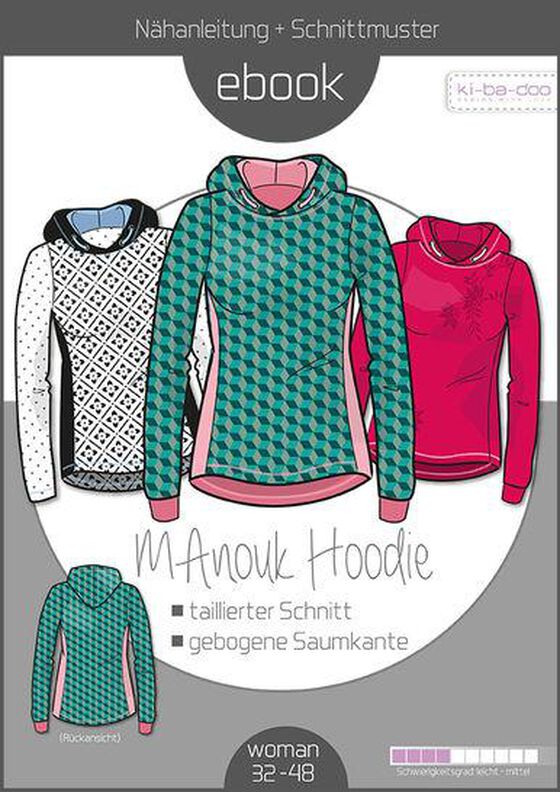 Ebook/Nähanleitung Sweatshirt Manouk Gr. 32-48 image number 2