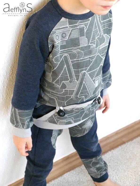 Kinder Pullover mit Teilung Shirt MiniMars ♥ Gr. 62-128 image number 5