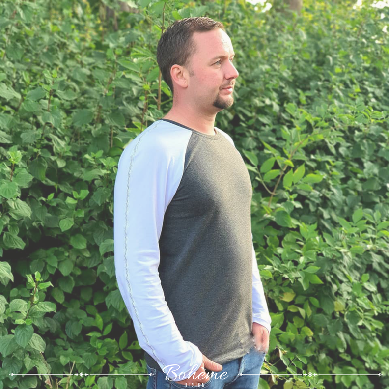 SKAGERRAK Herren Raglanshirt | Schnittmuster PDF | 44–72 image number 5