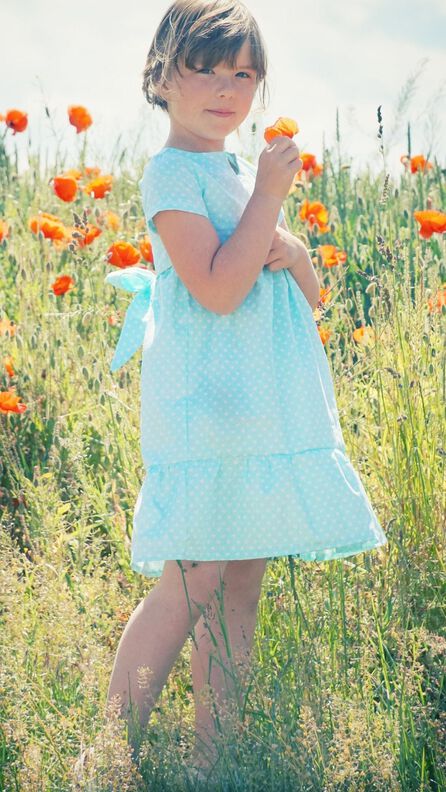*Girls Partydress Webware*GR. 74 BIS 152 Kleid Einschulung image number 10