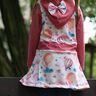 Hoodie Tunika Kleid ZOE 74 - 164 eBook Schnittmuster thumbnail number 10
