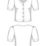 Kurzarm Cardigan Schnittmuster Damen XS-XXXL Strickjacke thumbnail number 6