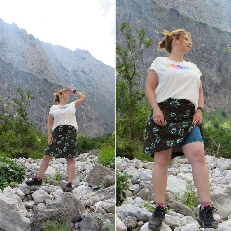 Damen Rock mit Shorts Skort Hosenrock CERGAS ♥ Gr. 34-56 image number 5