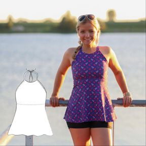 Schnittmuster Elbstrand „Tankini“ Damen Gr. 34 – 52 in A4