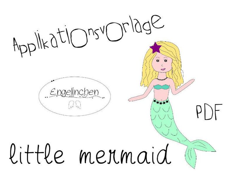 Applikationsvorlage little mermaid image number 1