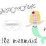 Applikationsvorlage little mermaid thumbnail number 1