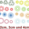 Stickdatei 49 Zirkel Mandala Mini Blumen 2 - 4cm Teil 1 thumbnail number 6