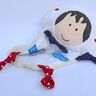 ITH Astronaut Rudi Schmusetuch Stickdatei 18x30cm thumbnail number 5