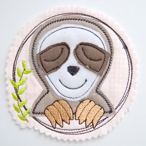 Stickdatei Faultier für den 20x30cm Rahmen