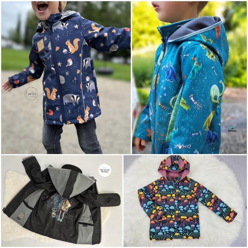 Softshelljacke Zuckermaus BOYS Gr. 110 - 164 Walkjacke image number 1