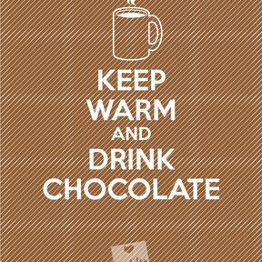 Plotterdatei »Hot Chocolate« – Spruch »Keep Warm«