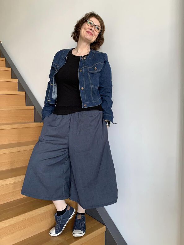 Culotte, Hosenrock (32-56) AZUR Damen Schnittmuster image number 8