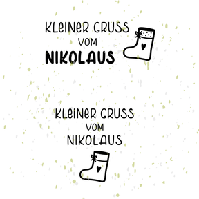 Gruß vom Nikolaus + Herzstiefel Plotterdatei | DIY Hunger