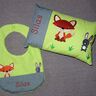 Stickdatei Fuchs mit Hase Kissen / Lätzchen SET ITH thumbnail number 6