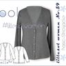 Ebook / Schnittmuster lillesol women No.59 Basic-Strickjacke thumbnail number 1
