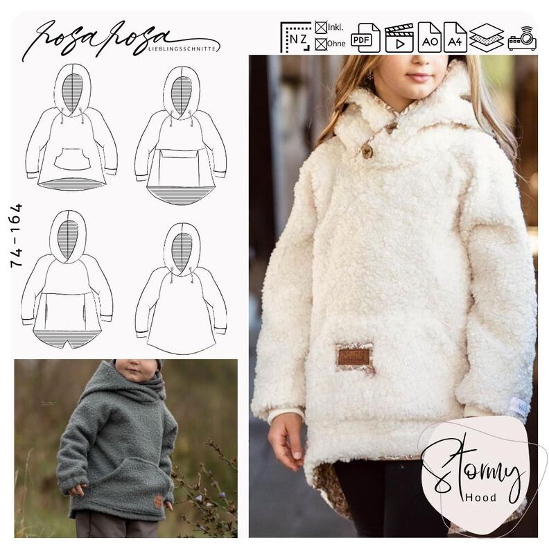 #Stormy Outdoorhoodie 74 - 164 inkl. A4/ A0/ Beamerdatei image number 1