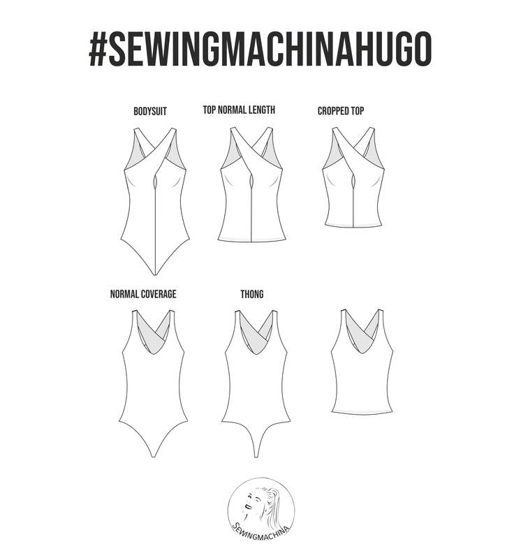Überkreuzter Body / Top Hugo, PDF Schnittmuster, E-Book image number 6