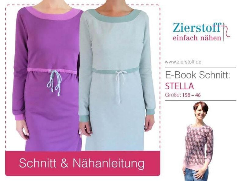 Stillkleid "STELLA", Schnittmuster & Nähanleitung Gr. 158-46 image number 4