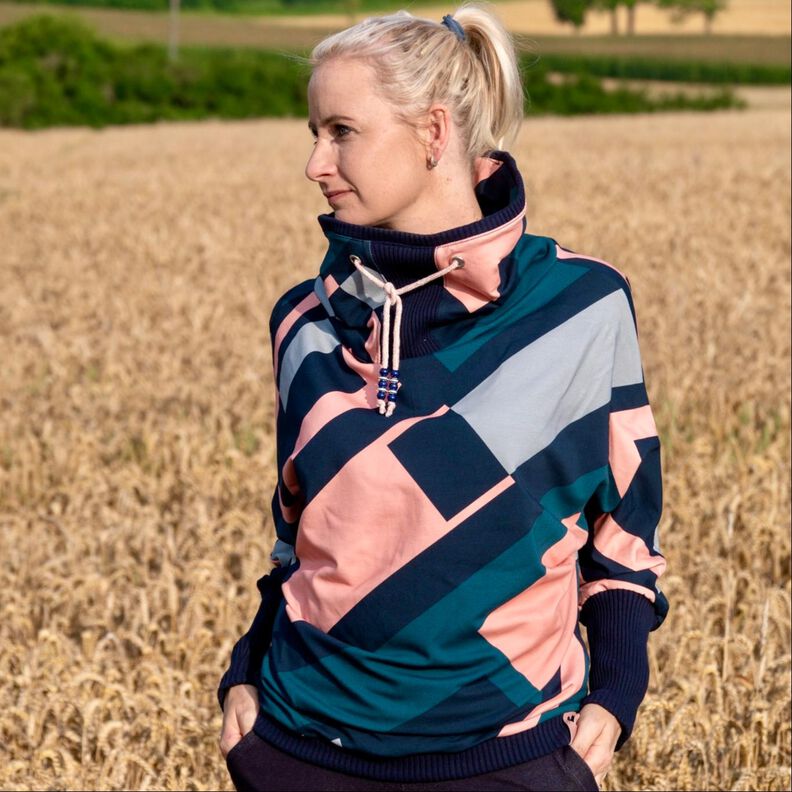 Oversize-Hoodie/ Kleid iole lele, Pdf Gr. 32-54 image number 1
