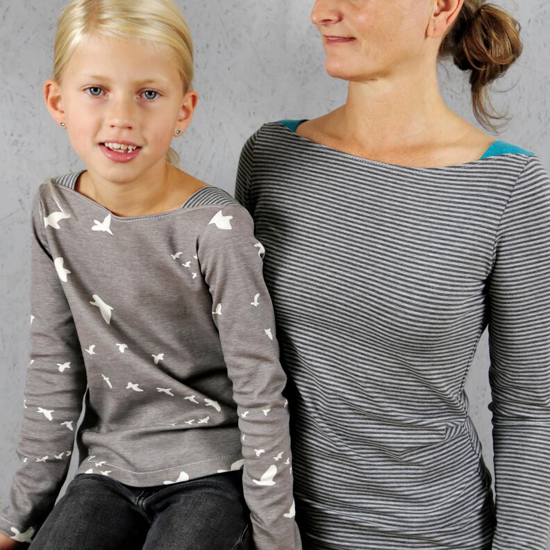 FRAU MARLENE - Langarmshirt mit Schulteinsätzen XS-XXL image number 5