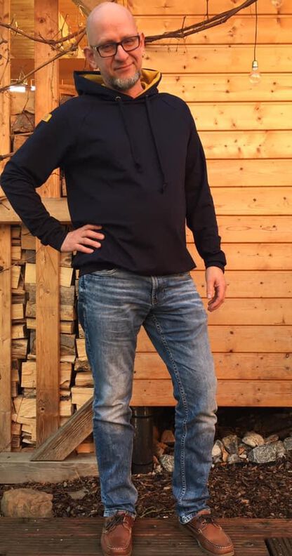 Hoodie, Sweatjacke (XXS-5XL)  CACTUS Unisex Schnittmuster image number 5