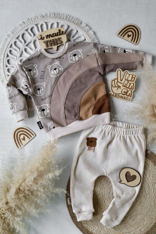 Rainbow Sweater Baby | 44 - 86 | inkl. A4, A0 & Beamerdatei image number 4