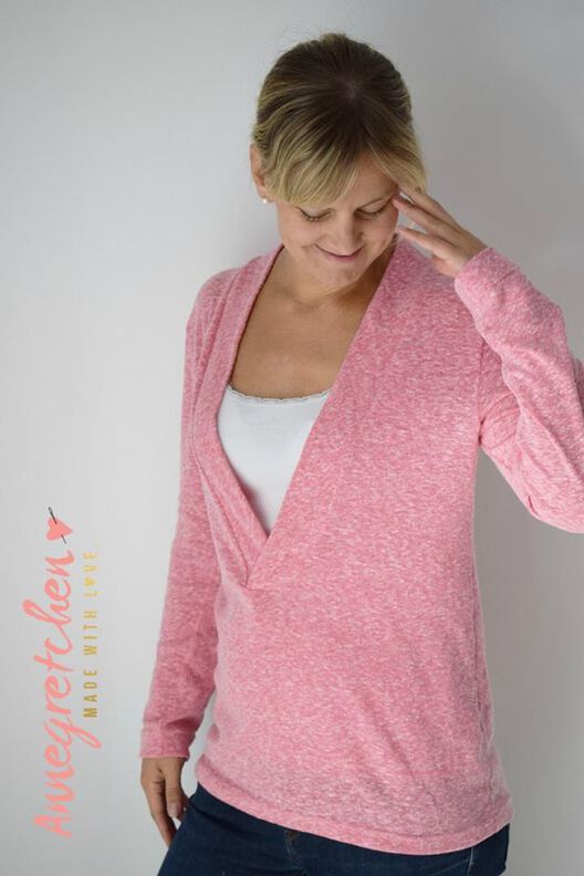 Ebook / Nähanleitung Damen Shirt mit V-Ausschnitt image number 3