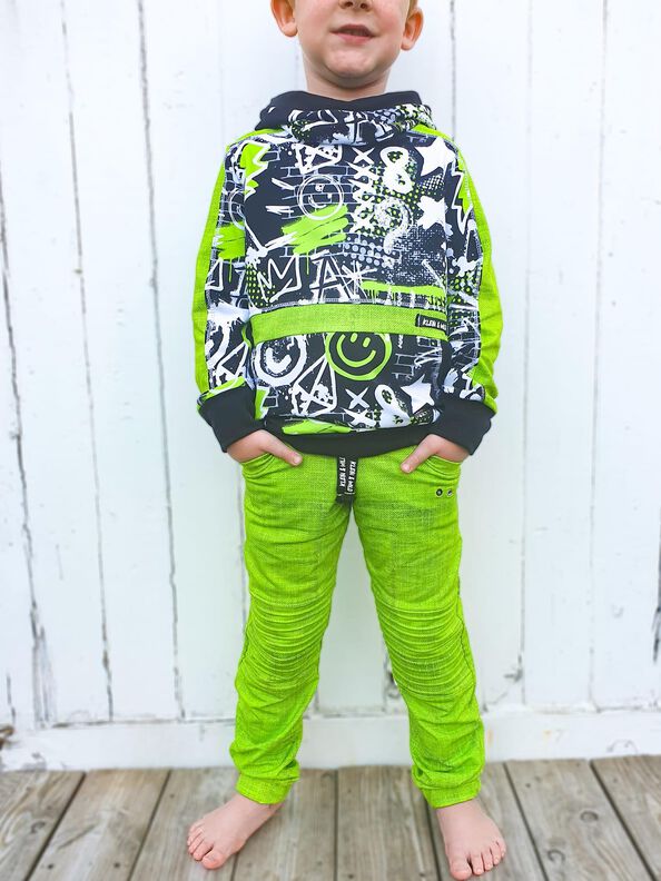 El Comodo Hoodie-Sweatjacke-Hose Kinder unisex Gr. 80 - 158 image number 8