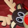 3-D Rentier Elch aus der Tasche Weihnachten ITH Stickdatei thumbnail number 3