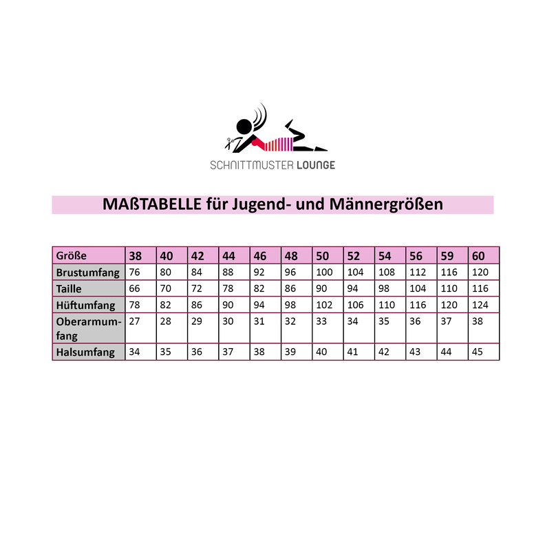 Hemd MAURICE Gr. 38-60 PDF-Schnitt A4, A0, Anleitung image number 7