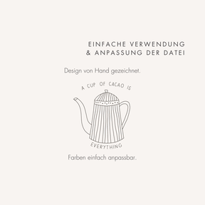 Plotter- und Laserdatei "CUP" SVG PNG
