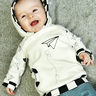 Babyhoodie/Kapuzenpullover Gr. 56-98 thumbnail number 3