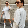 Oversized T-Shirt Kleid Bodo, PDF Schnittmuster, E-Book thumbnail number 1
